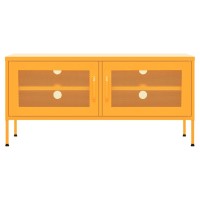 Vidaxl Tv Cabinet Mustard Yellow 41.3X13.8X19.7 Steel