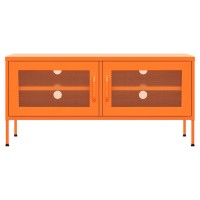 Vidaxl Tv Cabinet Orange 41.3X13.8X19.7 Steel