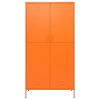 Vidaxl Wardrobe Orange 35.4X19.7X70.9 Steel