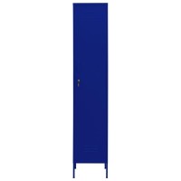 Vidaxl Locker Cabinet Navy Blue 13.8X18.1X70.9 Steel