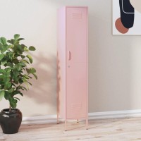 vidaXL Locker Cabinet Pink 13.8