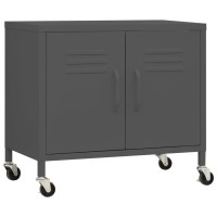 Vidaxl Storage Cabinet Anthracite 23.6X13.8X22 Steel