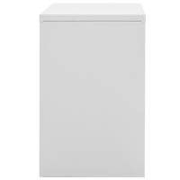 vidaXL Filing Cabinet Light Gray 35.4