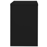 Vidaxl Filing Cabinet Black 35.4X18.1X28.5 Steel