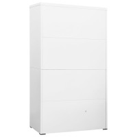 vidaXL Filing Cabinet White 35.4