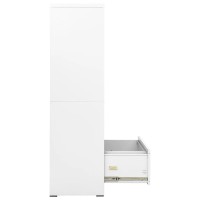 vidaXL Filing Cabinet White 35.4