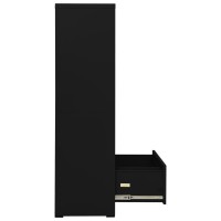 vidaXL Filing Cabinet Black 35.4