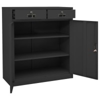 vidaXL Office Cabinet Anthracite 35.4