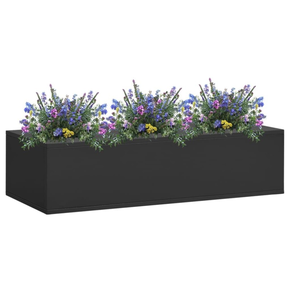 vidaXL Office Flower Box Anthracite 35.4