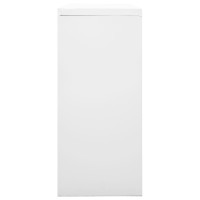 Vidaxl Sliding Door Cabinet Gray 35.4X15.7X35.4 Steel