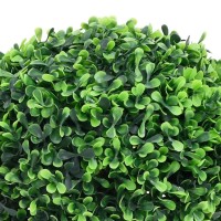 vidaXL Artificial Boxwood Plants 2 pcs with Pots Ball Shaped Green 10.6