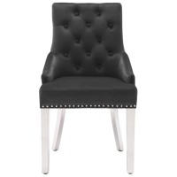 vidaXL Dining Chair Black Velvet