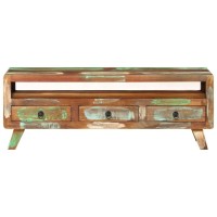 Vidaxl Tv Cabinet Multicolor 43.3X11.8X15.7 Solid Reclaimed Wood