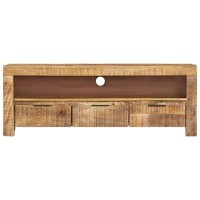 Vidaxl Tv Cabinet 43.3X11.8X15.7 Rough Mango Wood