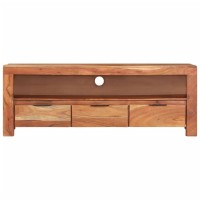 Vidaxl Tv Cabinet 43.3X11.8X15.7 Solid Acacia Wood