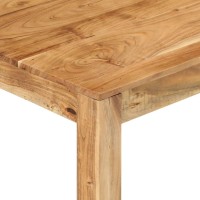 Vidaxl Coffee Table 31.5X31.5X15.7 Solid Acacia Wood