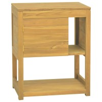 Vidaxl Bathroom Cabinet 23.6X15.7X29.5 Solid Wood Teak