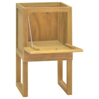 Vidaxl Bathroom Cabinet 17.7X17.7X29.5 Solid Wood Teak