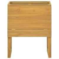 Vidaxl Bathroom Cabinet 23.6X17.7X29.5 Solid Wood Teak