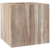 Vidaxl Wall-Mounted Bathroom Cabinet 16.1X15X15.7 Solid Wood Teak