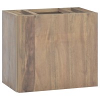 Vidaxl Wall-Mounted Bathroom Cabinet 17.7X11.8X15.7 Solid Wood Teak