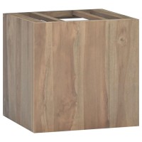 Vidaxl Wall-Mounted Bathroom Cabinet 18.1X10X15.7 Solid Wood Teak