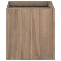 Vidaxl Wall-Mounted Bathroom Cabinet 23.6X15.4X15.7 Solid Wood Teak