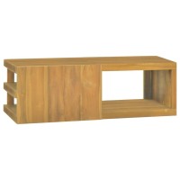 Vidaxl Wall-Mounted Bathroom Cabinet 35.4X15.7X11.8 Solid Wood Teak