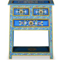 vidaXL Sideboard with Drawers Turquoise 23.6