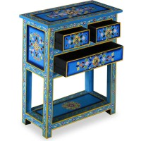 vidaXL Sideboard with Drawers Turquoise 23.6