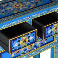 vidaXL Sideboard with Drawers Turquoise 23.6