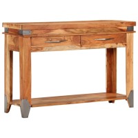 Vidaxl Console Table 43.3X13.4X29.1 Solid Wood Acacia