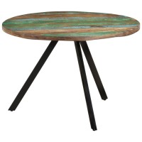 Vidaxl Dining Table 43.3X29.5 Solid Wood Reclaimed