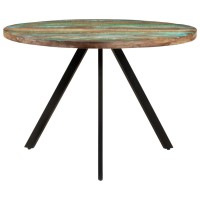 Vidaxl Dining Table 43.3X29.5 Solid Wood Reclaimed