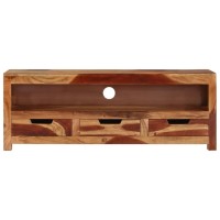 Vidaxl Tv Cabinet 43.3X11.8X15.7 Solid Wood Acacia