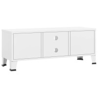 vidaXL Industrial TV Stand White 41.3