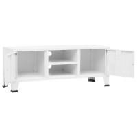 vidaXL Industrial TV Stand White 41.3