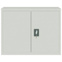 Vidaxl File Cabinet Light Gray 35.4X15.7X27.6 Steel