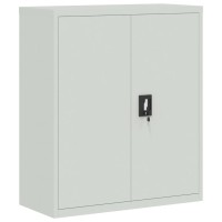 vidaXL File Cabinet Light Gray 35.4
