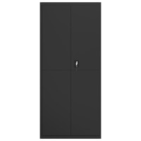 vidaXL File Cabinet Black 35.4