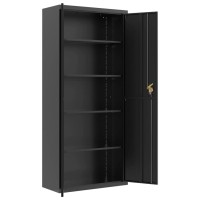 vidaXL File Cabinet Black 35.4