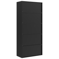 vidaXL File Cabinet Black 35.4