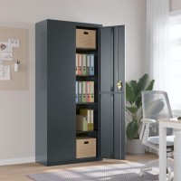 vidaXL File Cabinet Anthracite 35.4