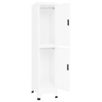 vidaXL Locker Cabinet White 15