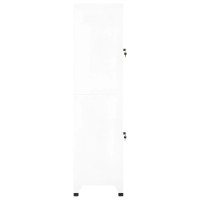 vidaXL Locker Cabinet White 15