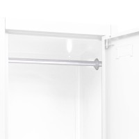 vidaXL Locker Cabinet White 15