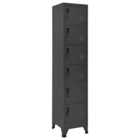 vidaXL Locker Cabinet Anthracite 15