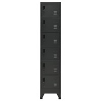 vidaXL Locker Cabinet Anthracite 15