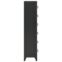 vidaXL Locker Cabinet Anthracite 15