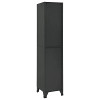 vidaXL Locker Cabinet Anthracite 15